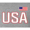 Go All Out X-Large Athletic Heather Adult USA National Pride Sweatshirt Crewneck view 3