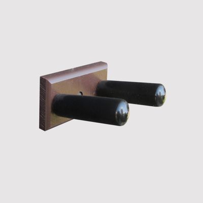 KR Ideas Standard Vertical Samurai Sword Wall Mount (Made in The USA) (Brown)