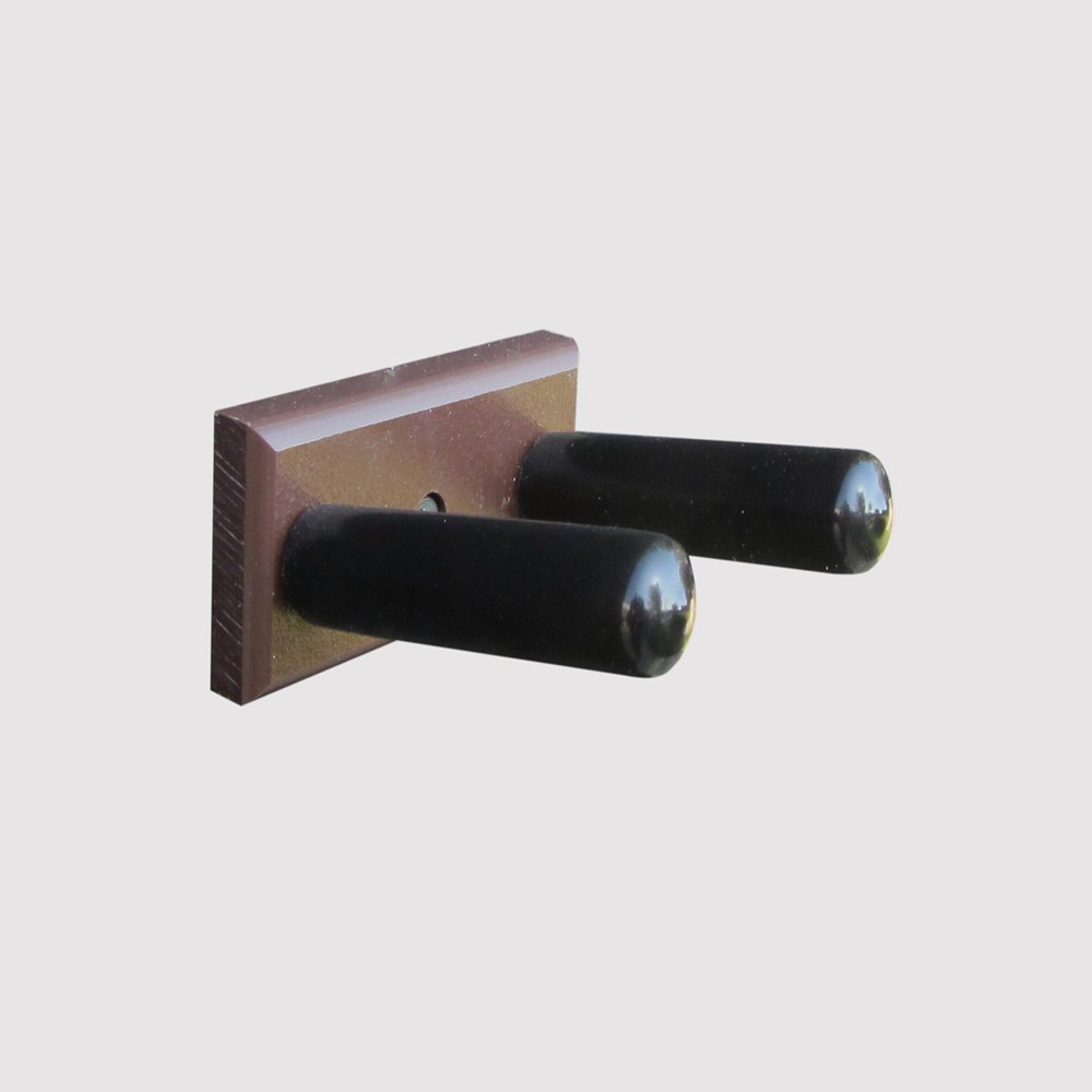 KR Ideas Standard Vertical Samurai Sword Wall Mount (Made in The USA) (Brown)