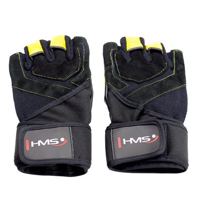 HMS Unisex's 17-63-203 5907695523119 Men's Fitness Gloves, Yellow, One Size