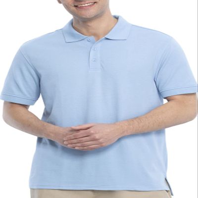 Classroom School Uniforms boys Real School Unisex Short Slv Pique Polo Shirt, Light Blue, X-Large US