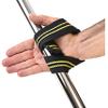 Triangle Quick Lifting Wrist Straps Weightlifting Heavy Duty Neoprene Padded 1 Pair Cotton Wraps Grip Support Grip Pad Pads (Black & Yellow) view 2