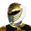 Disguise Men's White Ranger Adult Helmet , -White, One Size Adult view 1