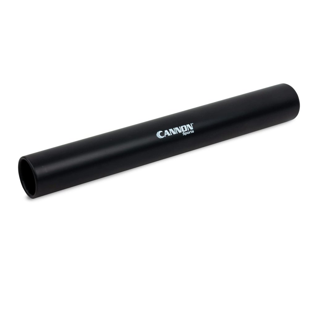 Cannon Sports Aluminum Track Relay Baton for Running, Training & Track and Field Gifts (Black)