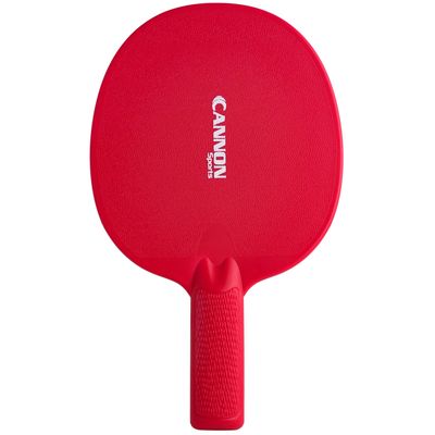 Cannon Sports Unbreakable Table Tennis Paddles - Waterproof & Weather Resistant Table Tennis Rackets for Indoor & Outdoor Use  Textured Easy Grip Handle  Multiple Color Options (Red)