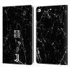 Head Case Designs Officially Licensed Custom Customized Personalized Juventus Football Club Marble Graphics Leather Wallet Case Compatible with Apple iPad 9.7 2017 / iPad 9.7 2018 view 1