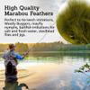 Creative Angler Strung Marabou Bird Feathers for Tying Fly Fishing Flies - Fly Tying Accessories - Perfect Choice for Tail & Wings and Easy to Tie On The Lure - Approximately 0.3 Ounces (Steel) view 2