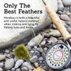Creative Angler Strung Marabou Bird Feathers for Tying Fly Fishing Flies - Fly Tying Accessories - Perfect Choice for Tail & Wings and Easy to Tie On The Lure - Approximately 0.3 Ounces (Steel) view 3
