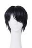 Party City WIGGY RICH Men's Basic Short Wig, Black view 4