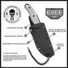 ESEE Authentic Model 5 Tactical Survival Fixed Blade Knife - Ambidextrous Kydex Sheath - SERE Team Designed (ESEE-5P-E) view 4