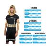 HalloweenPartyOnline HPO Adult Men's Egyptian Pharaoh Costume, Black and Gold (X-Large) view 3