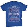 38th Birthday Gift Shirt for Men - Vintage 1988 Aged to Perfection - Royal-003-4X view 1