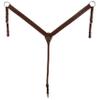 Showman Argentina Cow Leather Breast Collar w/Barbed Wire Tooling view 2