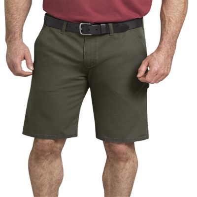 Dickies mens Tough Max Duck Carpenter Work Utility Shorts, Stonewashed Moss, 34 US