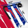 NFL Buffalo Bills Unisex Franklin Sports NFL Buffalo Bills Youth Flag Football Setfranklin Sports NFL Buffalo Bills Youth Flag Football Set, White, One Size view 2