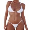 XUNYU Thong Bikini Sets for Women - Brazilian Micro String Bikinis Sexy Two Piece Swimsuit Triangle Top Halter Bathing Suits view 1