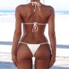 XUNYU Thong Bikini Sets for Women - Brazilian Micro String Bikinis Sexy Two Piece Swimsuit Triangle Top Halter Bathing Suits view 2