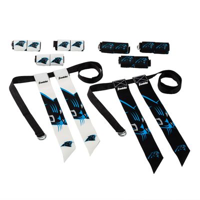 NFL Carolina Panthers Unisex Franklin Sports NFL Carolina Panthers Youth Flag Football Setfranklin Sports NFL Carolina Panthers Youth Flag Football Set, White, One Size