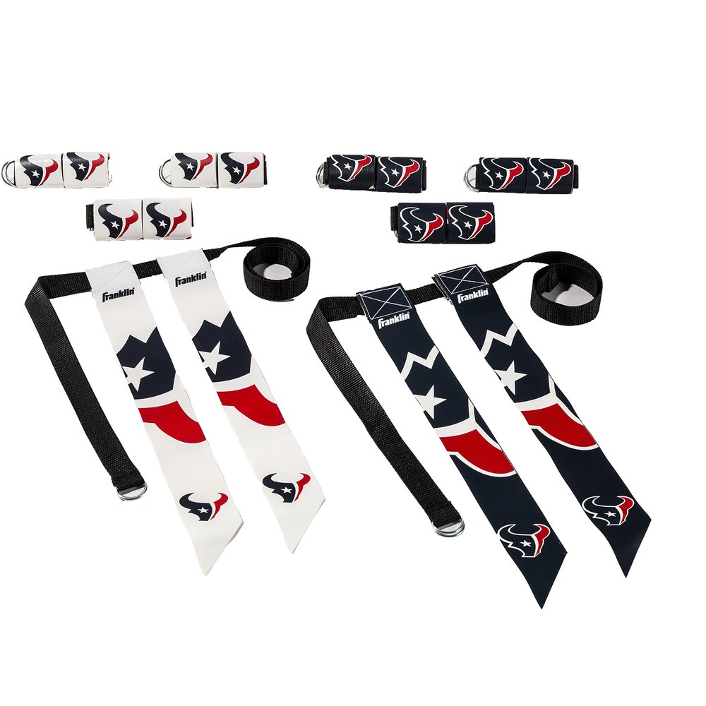 NFL Houston Texans Unisex Franklin Sports NFL Houston Texans Youth Flag Football Setfranklin Sports NFL Houston Texans Youth Flag Football Set, White, One Size