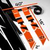 NFL Cincinnati Bengals Unisex Franklin Sports NFL Cincinnati Bengals Youth Flag Football Setfranklin Sports NFL Cincinnati Bengals Youth Flag Football Set, White, One Size view 2