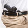 Concealed Carry Leather Gun Holster for para P12 RH Right Hand Black Concealed Carry Xtreme Duty view 2