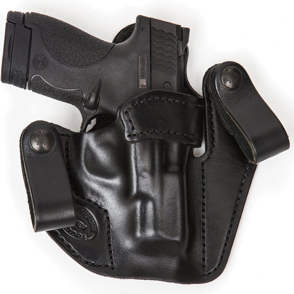 Concealed Carry Leather Gun Holster for FNX 45 LH Left Hand Black Concealed Carry Xtreme Duty
