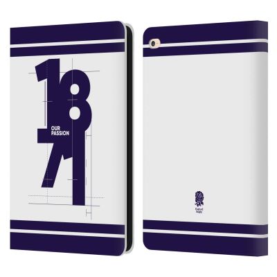 Head Case Designs Officially Licensed England Rugby Union 1871 Our Passion First XV Leather Wallet Case Compatible with Apple iPad Air 2 (2014)