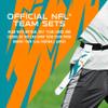 NFL Miami Dolphins Unisex Franklin Sports NFL Miami Dolphins Youth Flag Football Setfranklin Sports NFL Miami Dolphins Youth Flag Football Set, White, One Size view 4