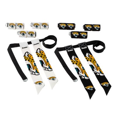 NFL Jacksonville Jaguars Unisex Franklin Sports NFL Jacksonville Jaguars Youth Flag Football Setfranklin Sports NFL Jacksonville Jaguars Youth Flag Football Set, White, One Size