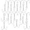 20pcs Fish WOW! Fishing 3X Strong Treble Hooks Nickel - Size 7/0 view 1