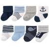 Luvable Friends Unisex Baby Newborn and Baby Terry Socks, Whale, 6-12 Months view 1