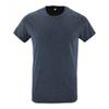 SOL'S Mens Regent Slim Fit Short Sleeve T-Shirt (S) (Heather Denim) view 1