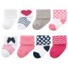 Luvable Friends Unisex Baby Newborn and Baby Terry Socks, Bow, 6-12 Months view 1