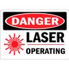 Danger Laser Operating OSHA Label Decal Sticker Sticks to Any Surface 10x7 view 1