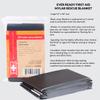 Ever Ready First Aid Mylar Rescue Blanket, Large Olive Thermal Sheet for Emergency and Survival, 54 x 84  10 Count view 2