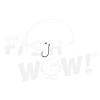 50pcs Fish WOW! Fishing Octopus Hooks Black Nickel - Size #2 view 2