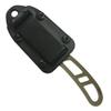 ESEE Authentic Candiru Tactical Survival Knife - Molded Sheath Belt Clip Plate (Dark Earth Blade, Black Molded Sheath) view 3