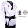 MOOTO Poomsae Dan Uniform Male Dobok WTF Kukkiwon Korean Taekwondo WT Logo (160 (Height : 160~169cm)(5.24~5.54ft)) view 1