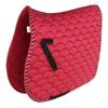 Professional Equine Horse English Quilted Contoured All-Purpose Trail Saddle Pad Maroon 7296BG view 1