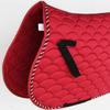 Professional Equine Horse English Quilted Contoured All-Purpose Trail Saddle Pad Maroon 7296BG view 3