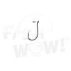 50pcs Fish WOW! Fishing Octopus Hooks Black Nickel - Size 6/0 view 2