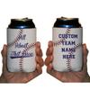 VictoryStore Can and Beverage Coolers - Custom Baseball Team Can Cooler, All About The Base", Set of 12 view 1