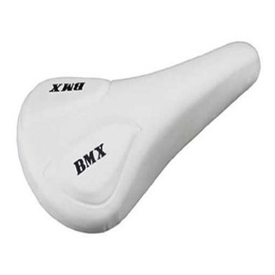 Alta Vinyl Diamond Pattern Vinyl BMX Bike Saddle, Multiple Colors (White)