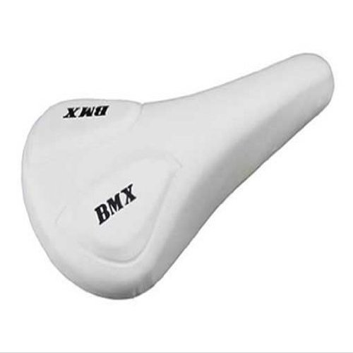 Alta Vinyl Diamond Pattern Vinyl BMX Bike Saddle, Multiple Colors (White)
