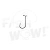 50pcs Fish WOW! Fishing Octopus Hooks Black Nickel - Size 5/0 view 2
