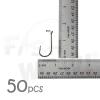 50pcs Fish WOW! Fishing Octopus Hooks Black Nickel - Size 5/0 view 3