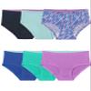 Fruit of the Loom Girls' Breathable Underwear, Brief - 6 Pack - Assorted Pack 1, 10 view 1