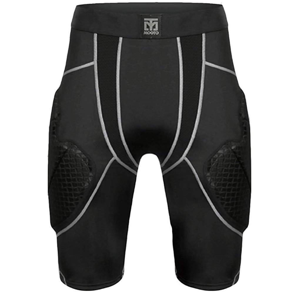 MOOTO Thigh Protector Muscle Pressure to Maximaze Taekwondo Karete Black Color XS~XXL Size (M)