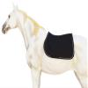 Professional Equine Horse English Quilted Contoured All-Purpose Trail Saddle Pad Black 7296BK view 3