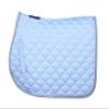 Professional Equine Horse English Quilted Contoured All-Purpose Trail Saddle Pad White 7296WH view 1